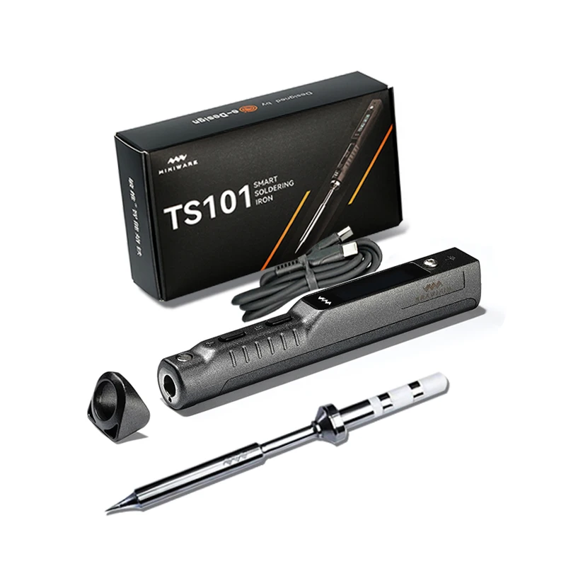 

Original TS101 Soldering Iron Electric 65W LCD Temperature Adjustable Programming New TS100 Soldering Iron Upgrade