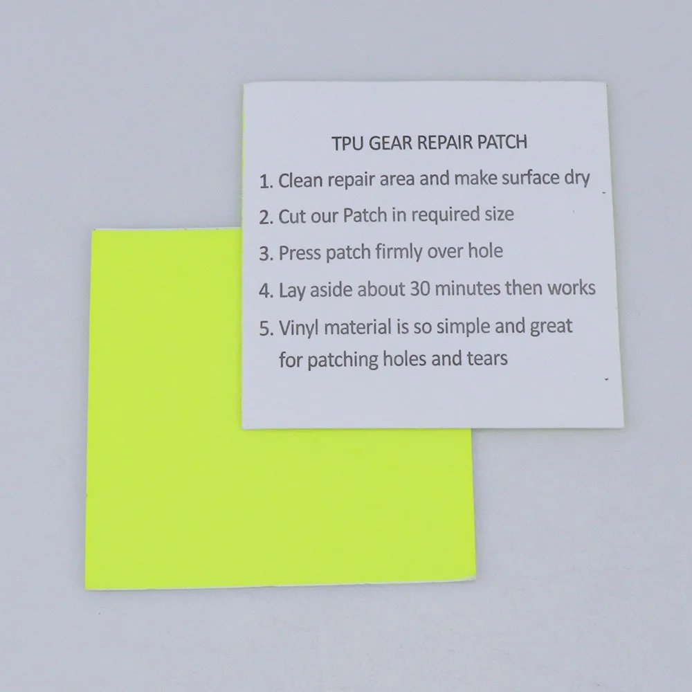 TPU wasserdichte transparente selbstklebende Nylon-Aufkleber Stoff Patches Outdo 