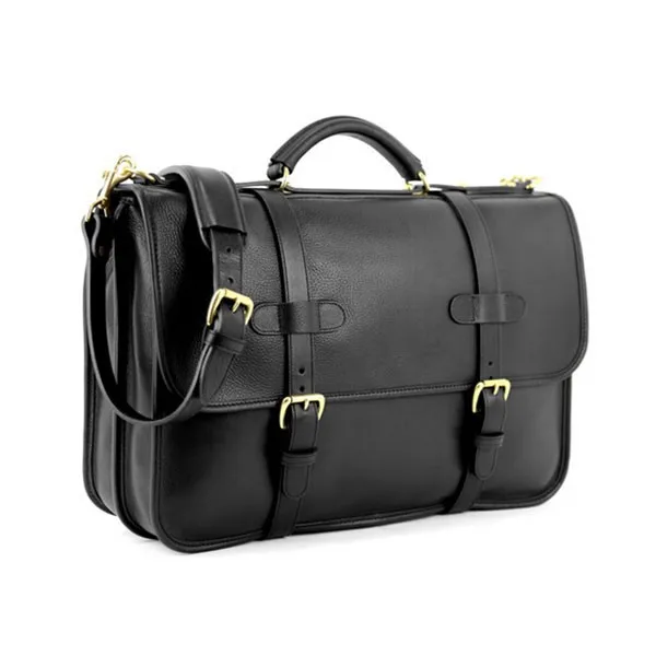 premium leather briefcase