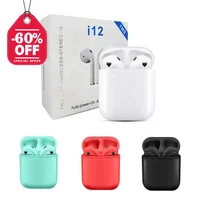 

Factory Price I12 Tws With V5.0 Popup Window Touch Control Wireless Earphone Mini Version Bluetooth 5.0 Bass Earbuds