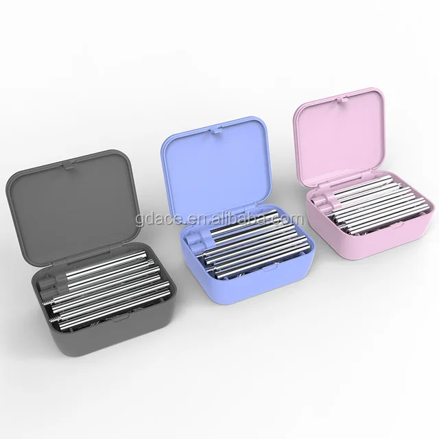 

Travel Accessories Pocket Size Stainless Steel Tableware Folding Dinnerware Flatware Set, Many colors for choosing