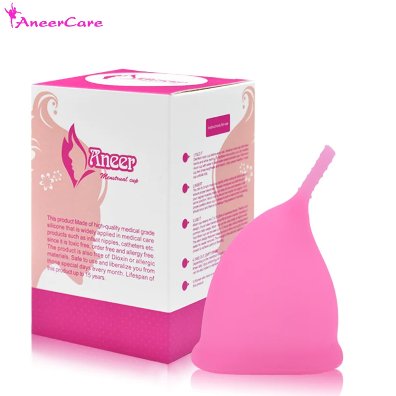 

Medical Eco Silicone Reusable Perio Menstruation Cup 100% Medical Grade Silicone For Menstrual cup, Purple,white and pink