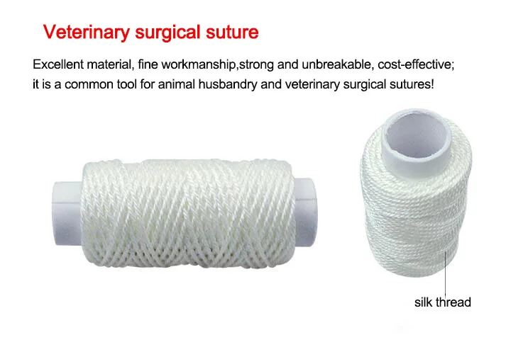 Veterinary Instrument Surgical Sutures Needle Set Animal Pig Sow Cattle
