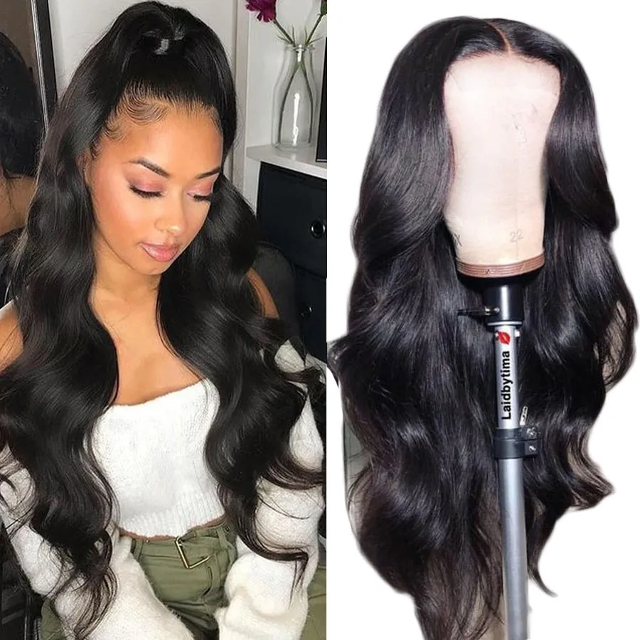 

Top Hd Wigs Vendors Super Thin Transparent Lace Closure Virgin Full Hair Body Wave Wigs With Closure