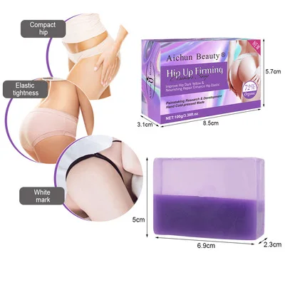 

Private Label Best Selling Butt Lifting Hip Up Firming Essential Oil Soap For Women 100g