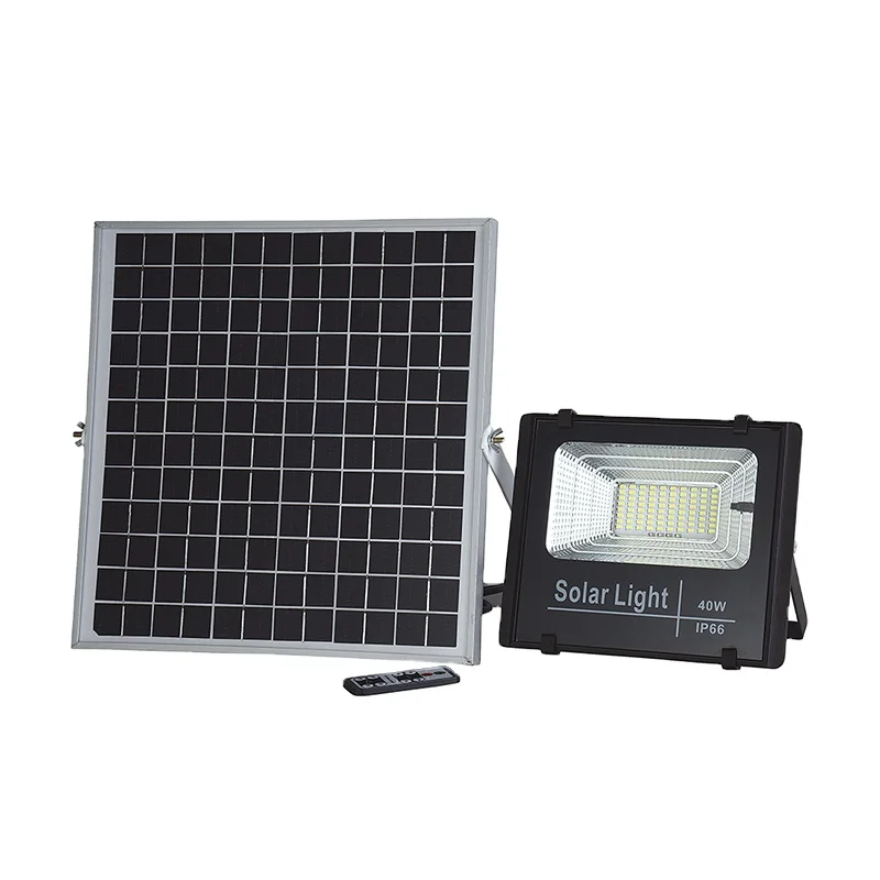 Best Selling 30W 60W 100W Outdoor Brightest Solar Battery Powered Floodlights