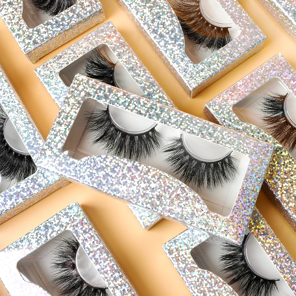 

Custom Diamond Drawer Korean Heart Glitter Empty Clear Vegan Lashes Eyelash In Packaging Box From Korea