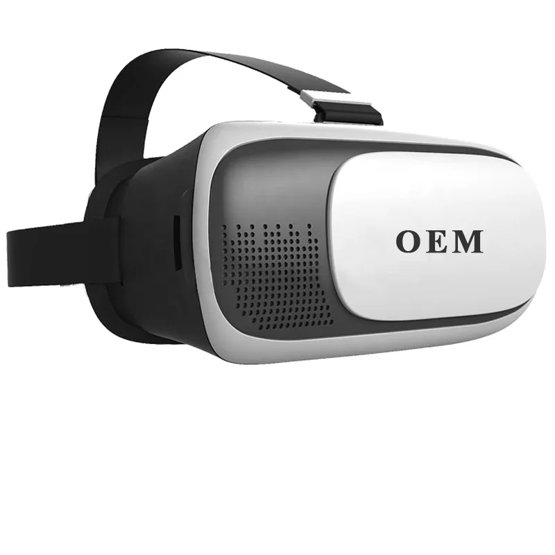 

Oem Custom Logo Mobile Phone Vr Headsets 3d Box Glasses, White black