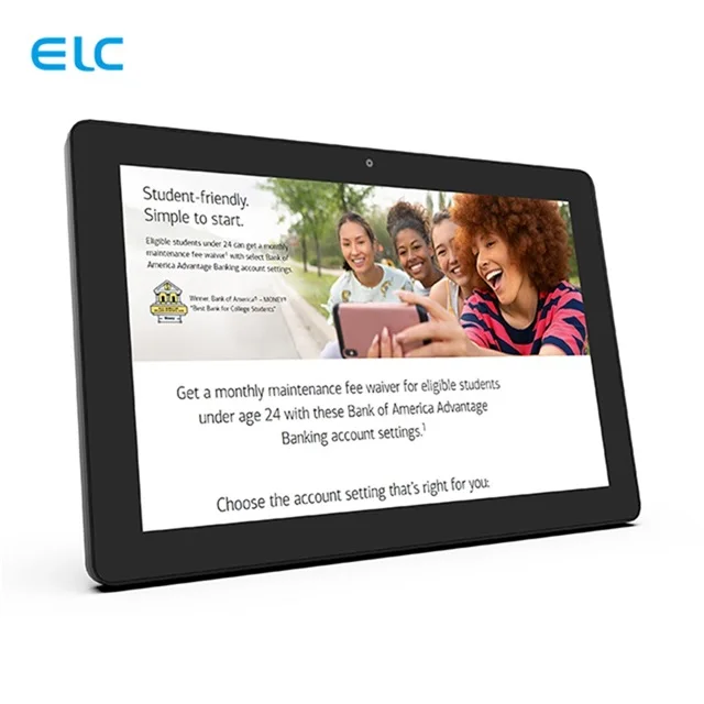 

Wall mount indoor device 10.1 inch RK3288 capacitive touch screen POE RJ45 quad core Wi-Fi android poe tablet