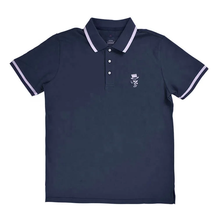 

Custom Stripes 100% Cotton Man Golf Polo Tshirt, Black,white,custom colors