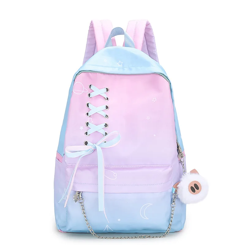 

New Arrival Cheap Purse for Teens Women School Travel Cute Fashion Bowknot Backpack Girls Backpack Kids School Back Pack, As shown in the pictures