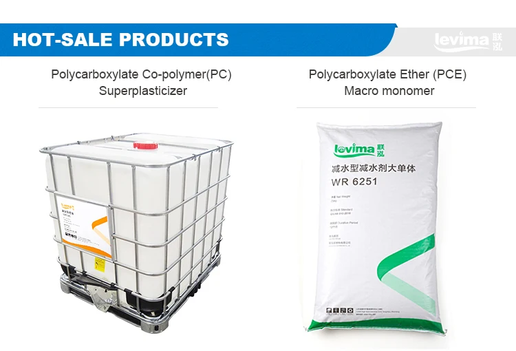 
Levima Retarding Type Slump Retaining Pumping Concrete SR7302 Polycarboxylate Superplasticizer Liquid 50% 
