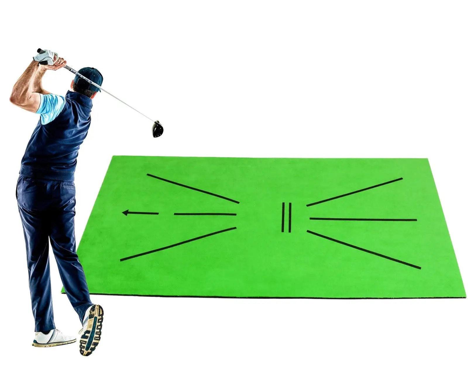 

High Quality Golf Practice Hitting Mat Indoor Backyard Artificial Grass Golf Green Mat for Driving Range Practice