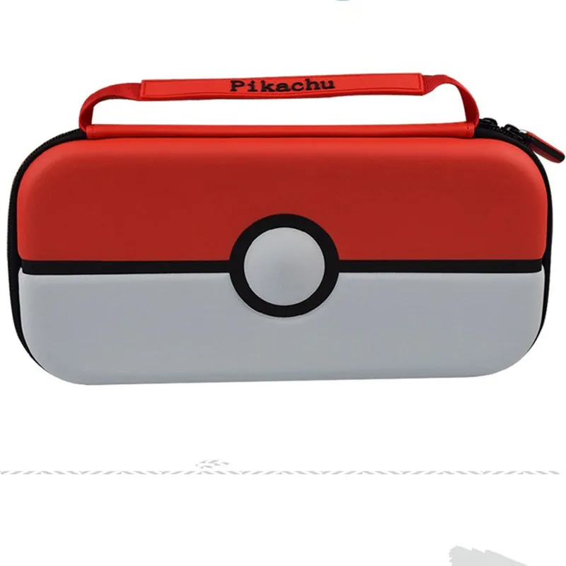 

New Arrival For Pokemon Pokeball Design EVA Case Travel Carrying Case for Nintendo Switch OLED EVA Protective Travel Case, Black or customized as your request