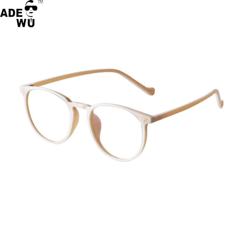 

ADE WU 2021 Fashion Vintage Designer Optical TR90 Frame Anti Blue Light Eyewear Glasses Eyeglasses Spectcles PSTY611L, Multi colors