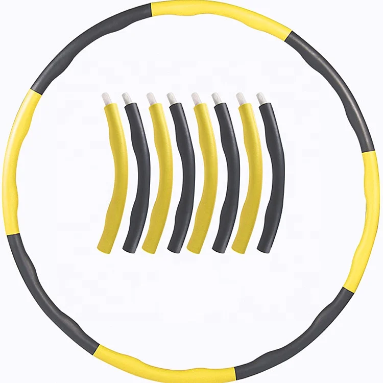 

Wholesale Adults Fitness Gym Equipment Circle Weighted Hula Ring Adult Hula Hoops, Customized color
