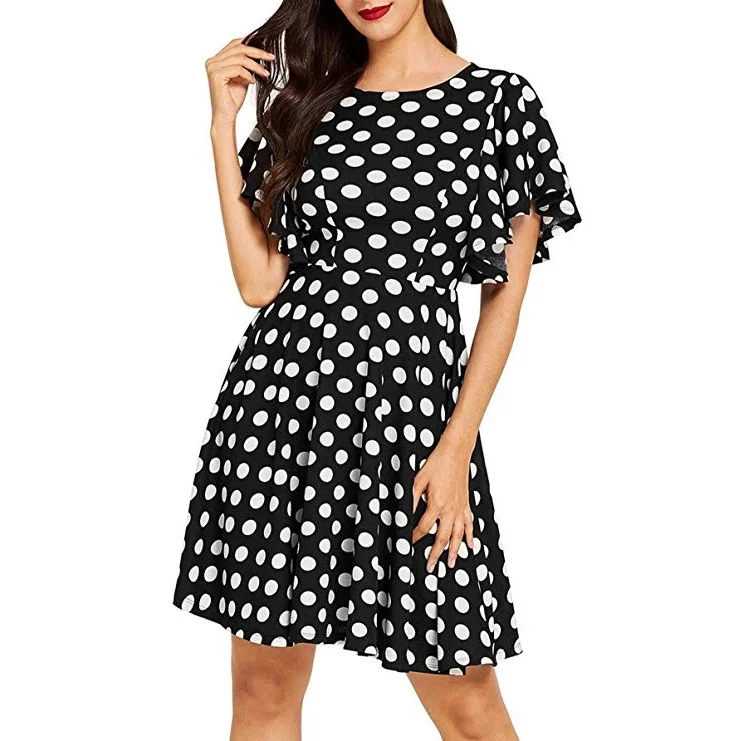 

fashion party dress for women clothes dress summer ruffle dress, Mixed/customize