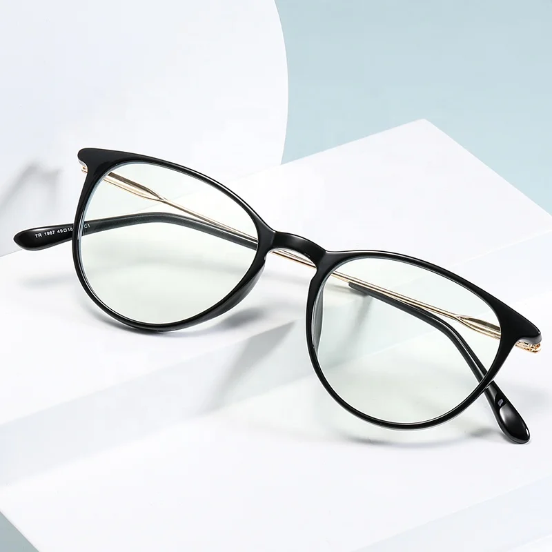 

2021 Stylish Wholesale Tr90 Unisex Round Glasses Frames Eyewear