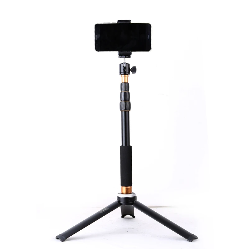 

QZSD Q148B+Q166B Good Photographic Filling Light for Vlogging Tripods MINI Tripod and Selfie Stick