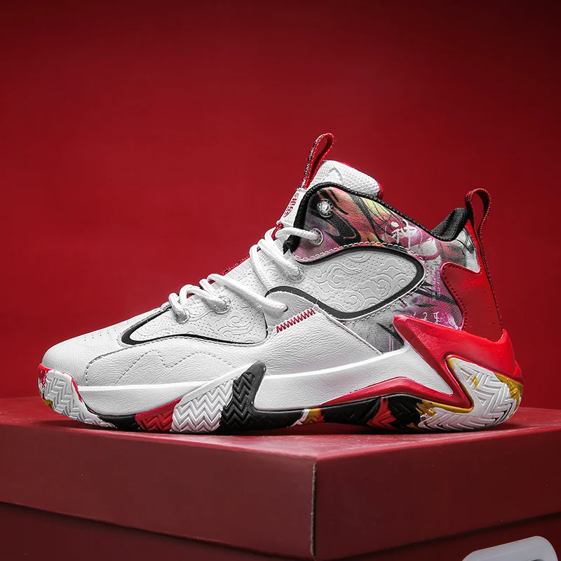 

New Hot Custom Logo Luxury Basketball Sneaker High Quality Top Level Basketball Shoes Men, Optional