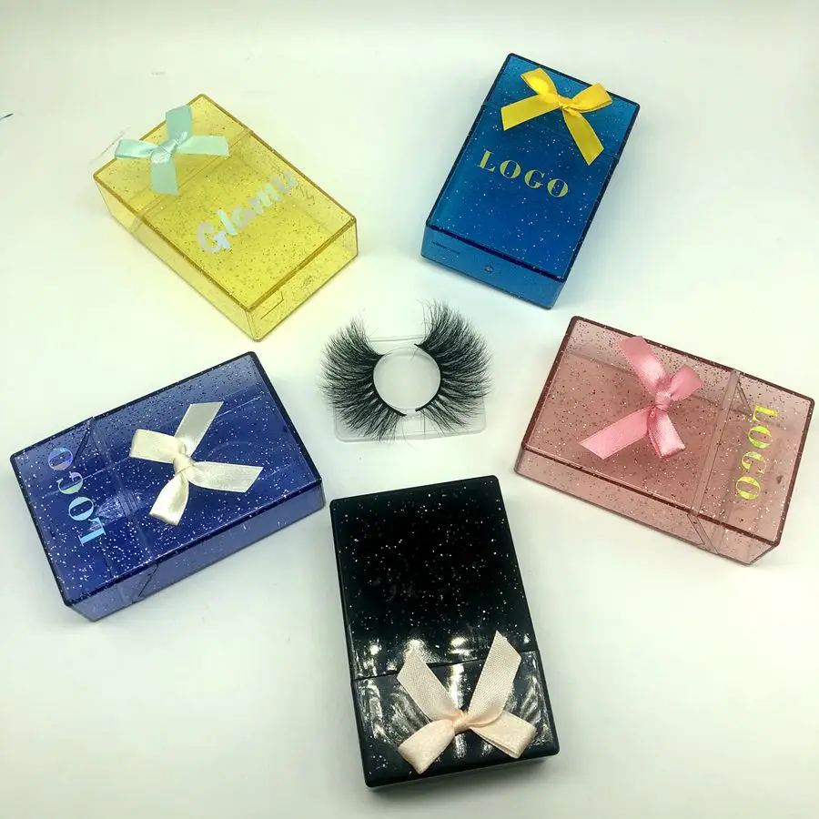 

2021 new style lash case cigarettes design 3d mink false eyelashes new packaging 5d 25MM long lashes vendor high quanlity box, Black