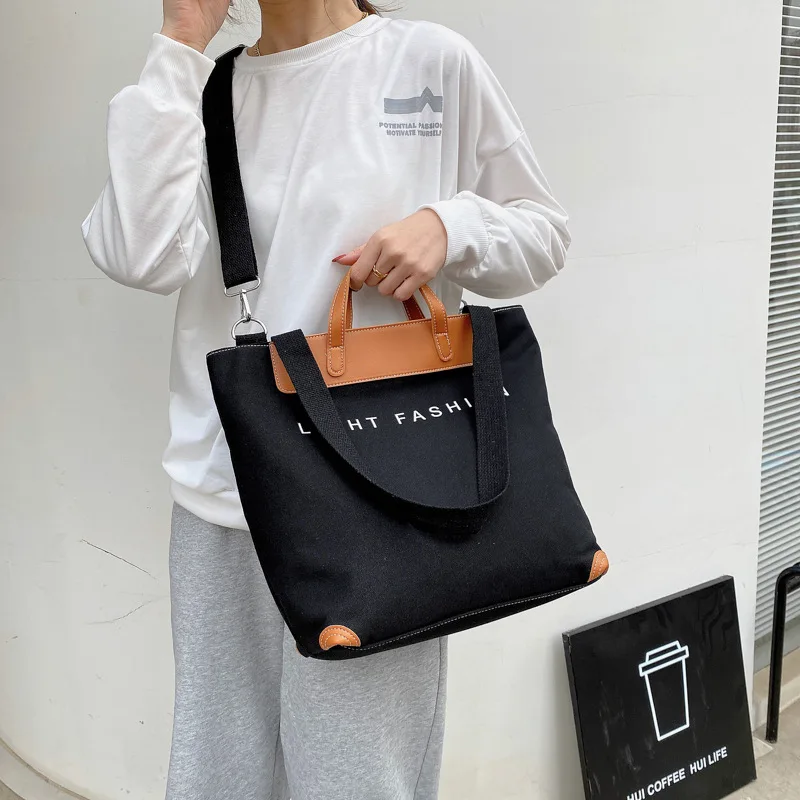 

Twinkle Factory Canvas Handbag Fashion Large Capacity Shoulder Bag