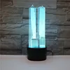 Personalized Modern Building 3D Illusion Night Lamp Color Change Follow The Music Innovative LED Wireless Speaker Night Light