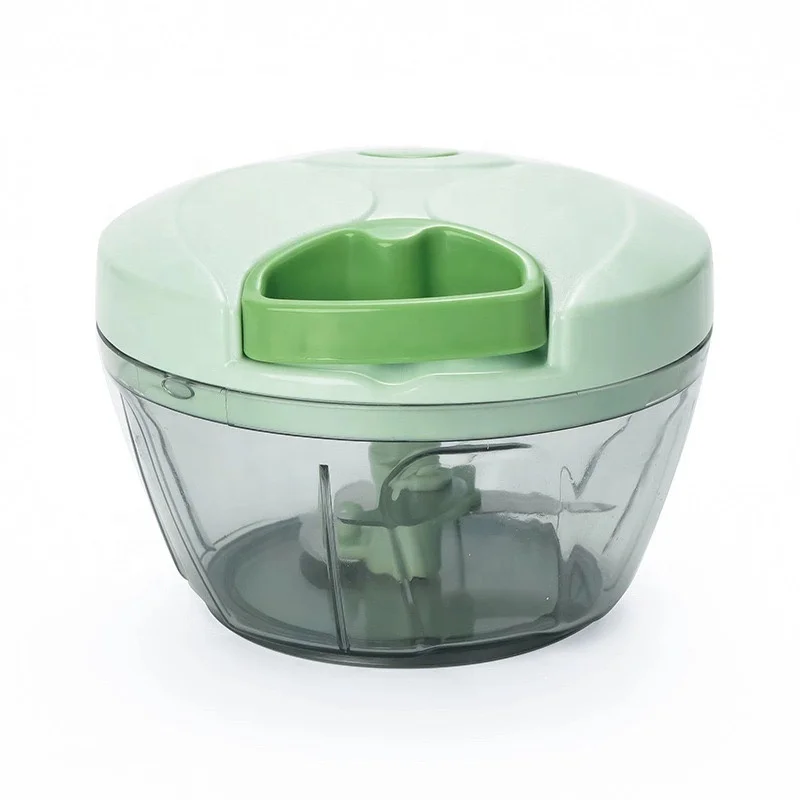 

Top Seller Kitchen Gadgets Hand-held Plastic Manual Pull Mini Vegetables Food Chopper For Kitchen