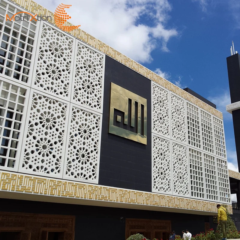 

Curtain Wall Aluminum Metal Mesh Curtain Wall For Facad Plate