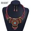 Fashion Jewelry Necklace Resin Ceramic Earrings necklace Two-piece Set