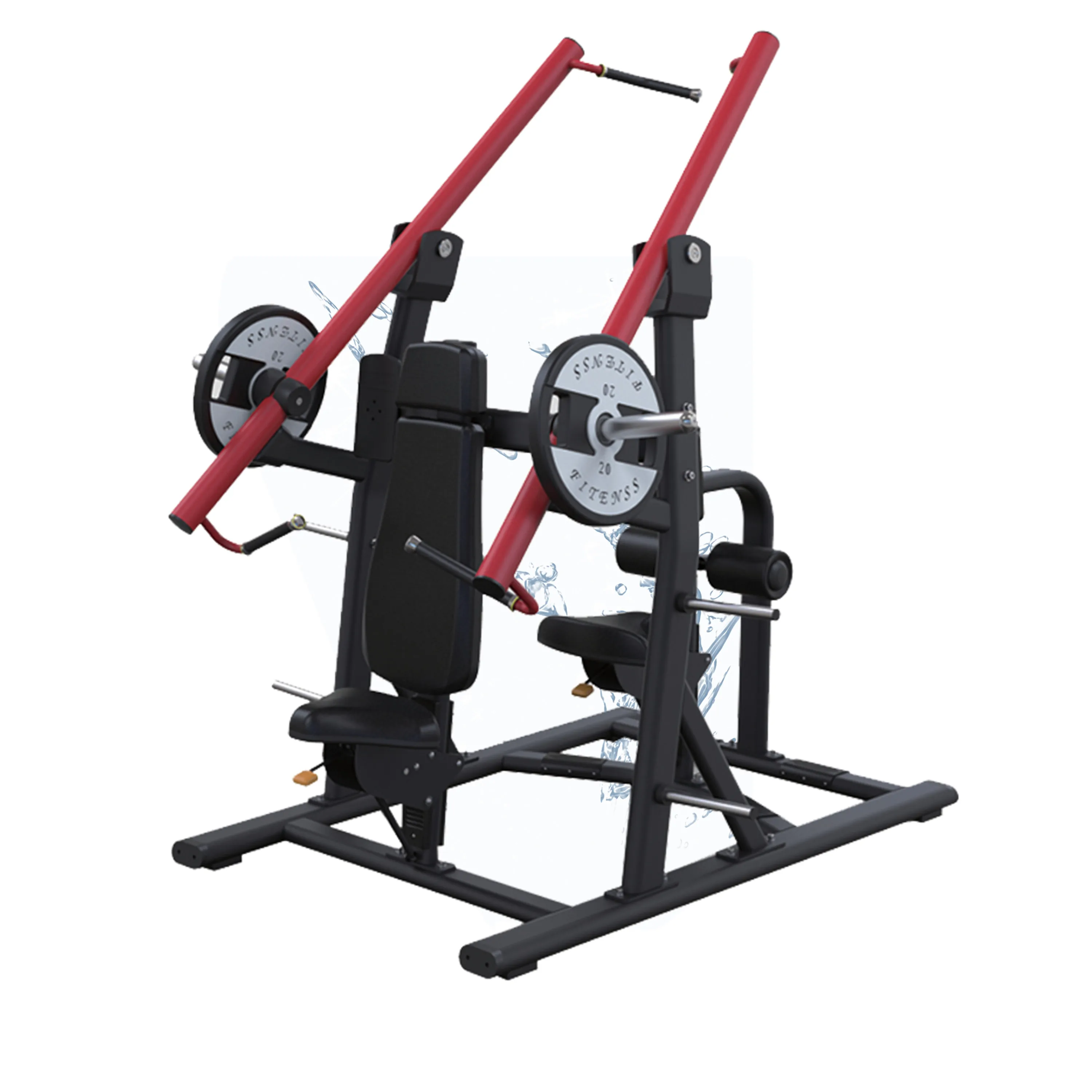 

Port to Port Service Semi-Commercial Iso-Lateral Chest /Back Machine Fitness Equipment Manufacturer Sport Machine for Home /Gym, Customized color