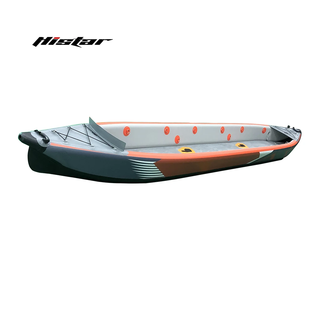 

Histar Customized Color 5.20m or 4.88m Foldable Yacht 3 Seaters Rowing Boat 3 or 2 Person Drop Stitch Inflatable Fishing Kayak