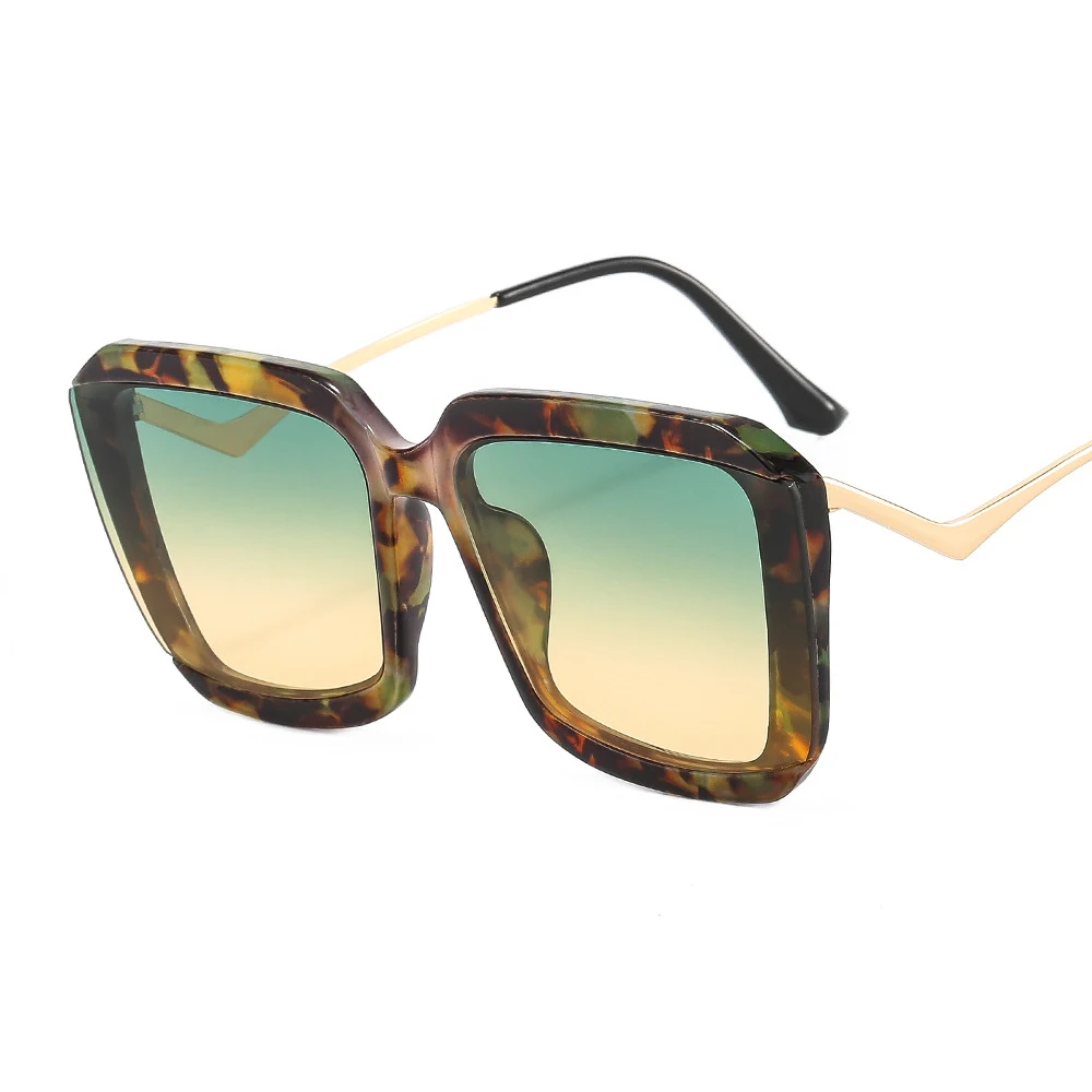 

Lmamba lentes de sol designer sunglasses famous brands oversized men women 2022 trendy camouflage square sun glasses