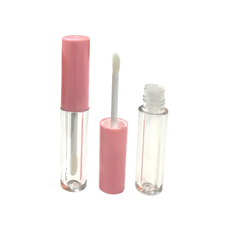 pink cap lipgloss tube