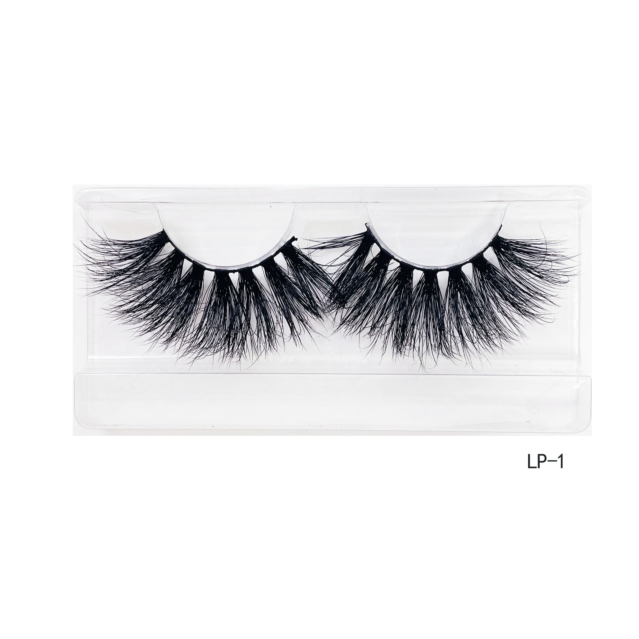 

Wholesale luxury grade 25mm lashes mink eyelashe, Black color