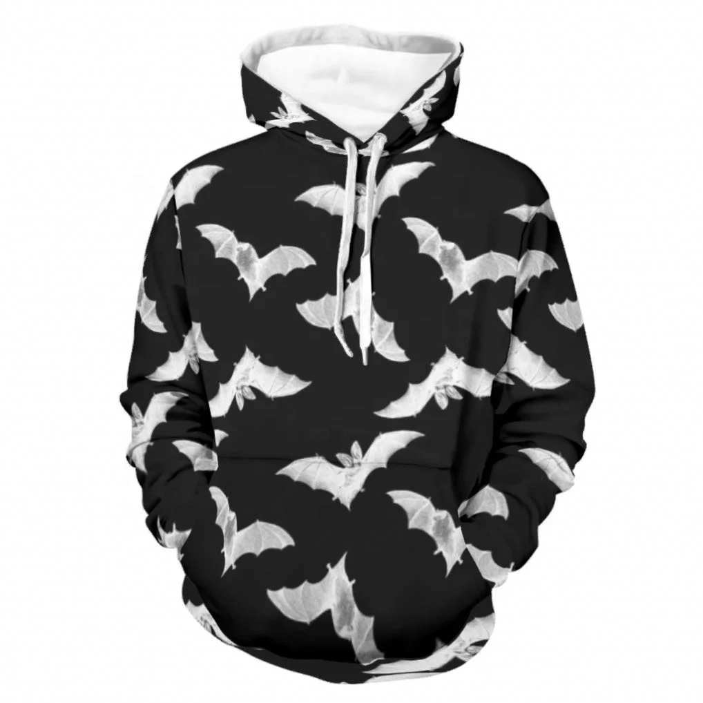 

Cheap Logo Customized Printed Cotton Halloween Bat Men's Hoodies Wholesale