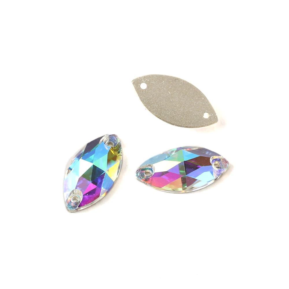 

DONGZHOU crystal AB sewing rhinestone flat back sew on stone for wedding accessories