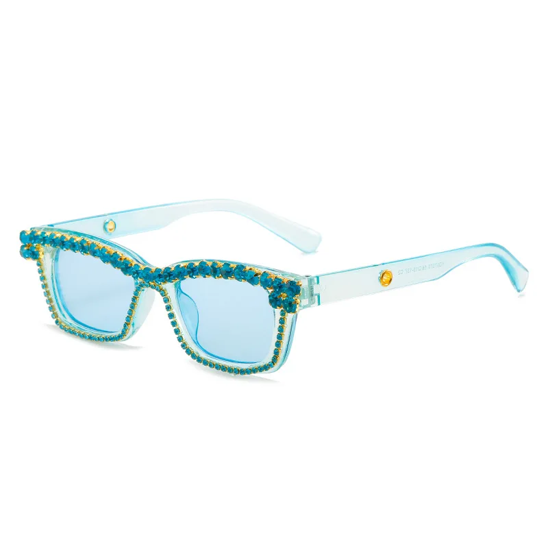 

Summer Diamond Eyeglasses Women Fashion Sun Glasses UV400 Multi Color Rhinestone Sunglasses