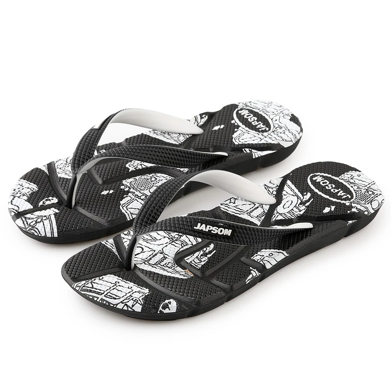 

Summer fashion men's trend outdoor beach slippers massage EVA sandals