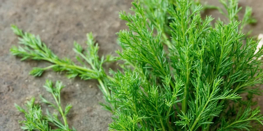 Dill Plant with Dill Weed and Dill Seeds