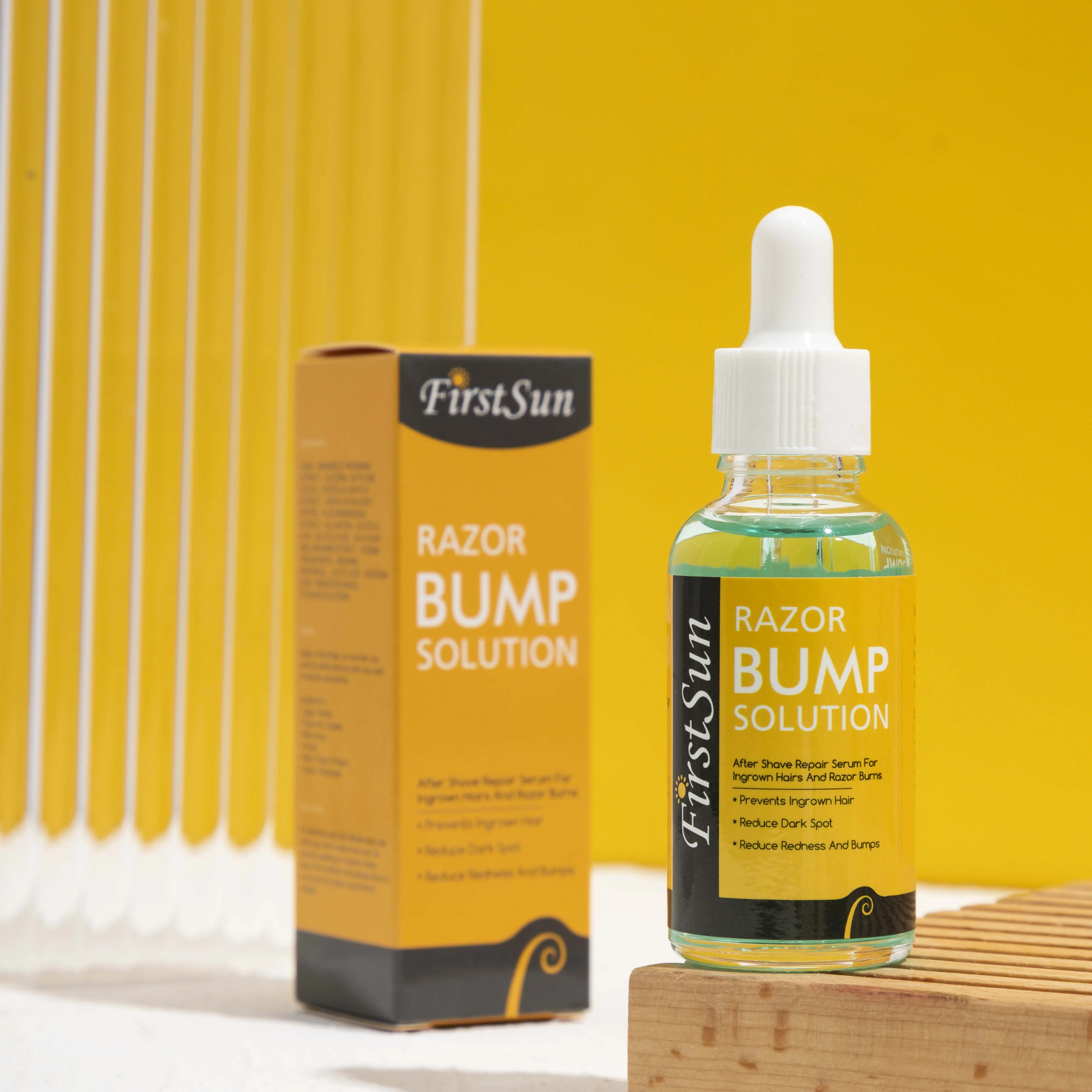 

Firstsun Skin Product Razor Bump Treatment Wholesale Custom Organic Balm Ingrown Hair Serum Men Foam Private Label After Shave