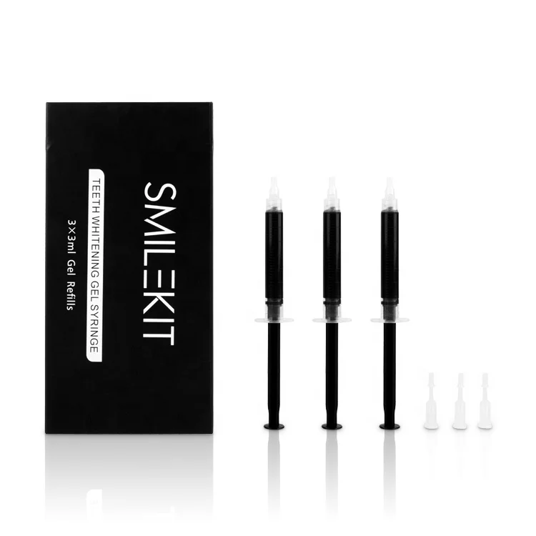

CE approved 3ml Non Peroxide Teeth Whitening 3 Gel Syringes Kit for Machine