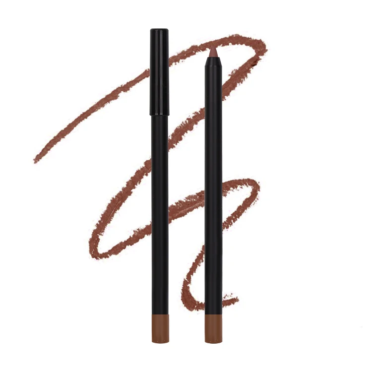 

W19 Vegan brown lip liner pencil private label creamy lip liner cream