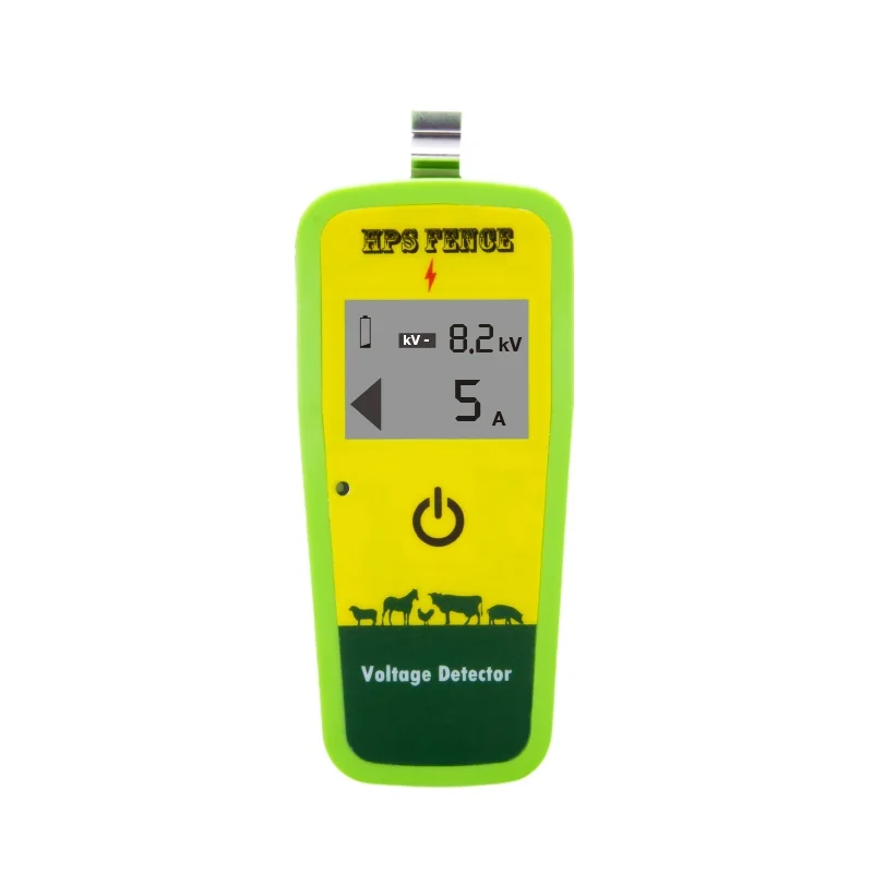 Electric Fence ABS Plastic Green Color Digital Electric Fence Tester for Farm Fence System