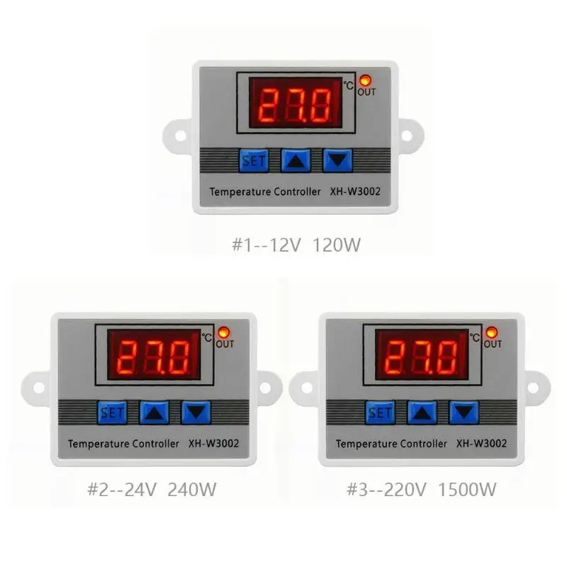 5pcs 12V XH-W3002 Micro Thermostat Numérique Commutateur de Contrôle de  Température de Haute Précision