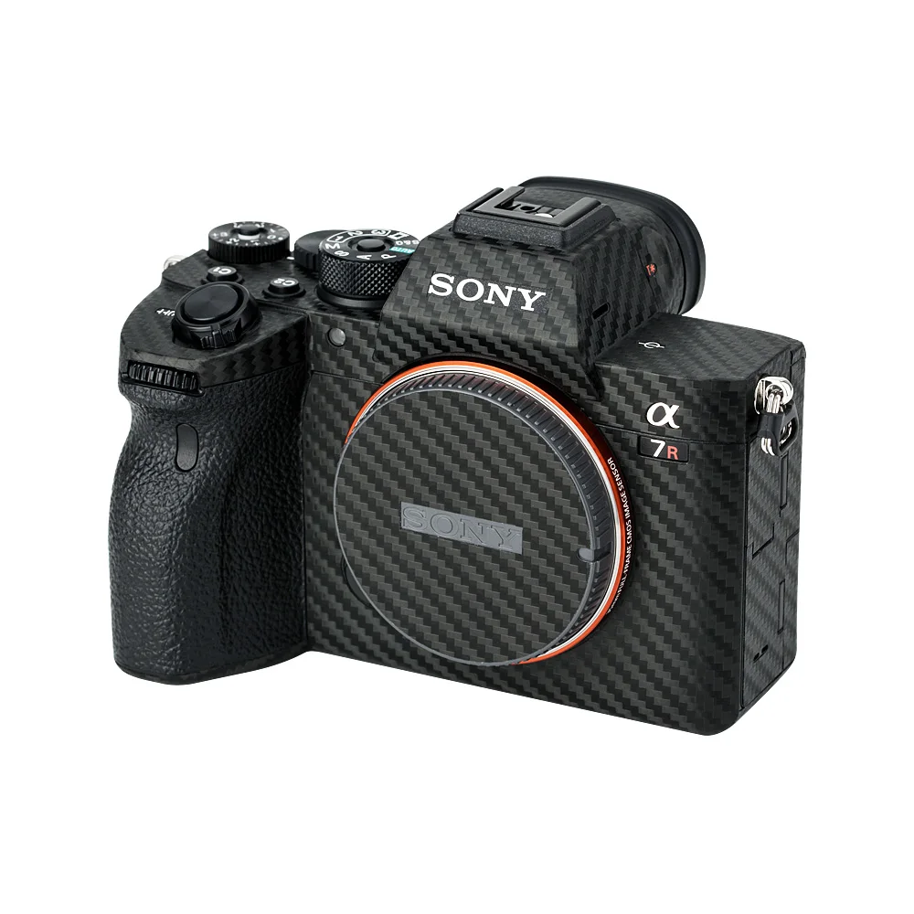 

Carbon Fiber Black Anti-Scratch 3M Material Enhances The Grip Protective Skin Film For Sony A7R IV