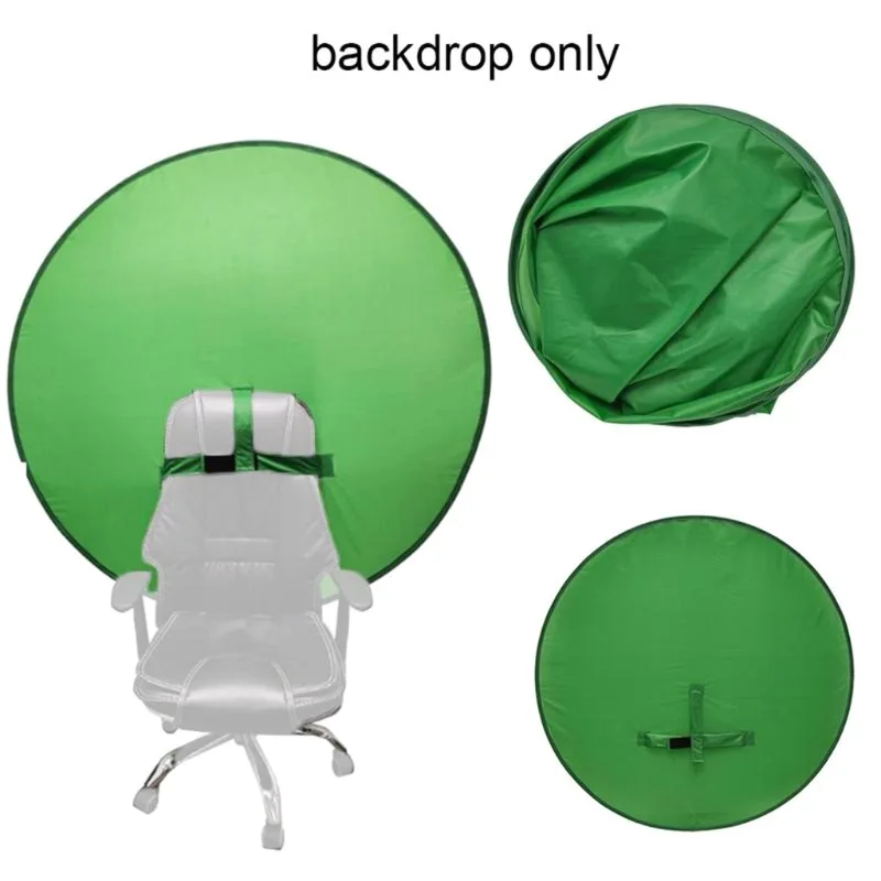 

Hot Sale Chair Green Screen Background Screen Portable Collapsible Green Screen