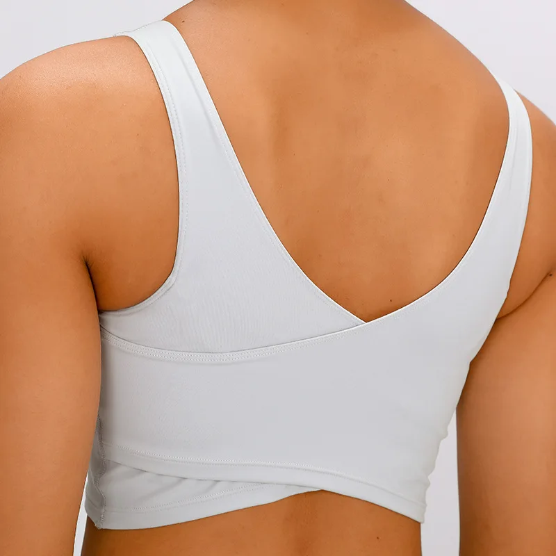 

Ladies Training Gym Wear Professional Racer Training Quick Dry Workout Sports Bra