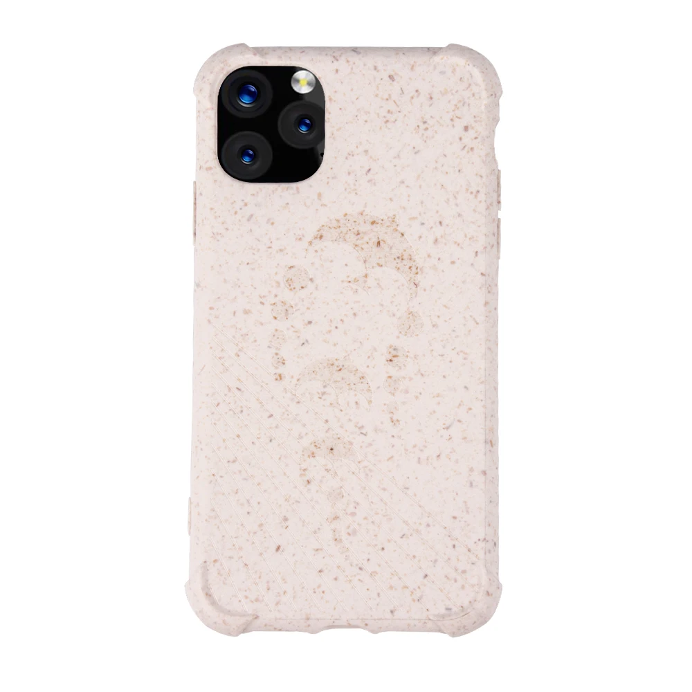 

2021 Year New Trends In Stock Customize Logo 100% Biodegradable Phone Case For iPhone 12 For iPhone 12 pro