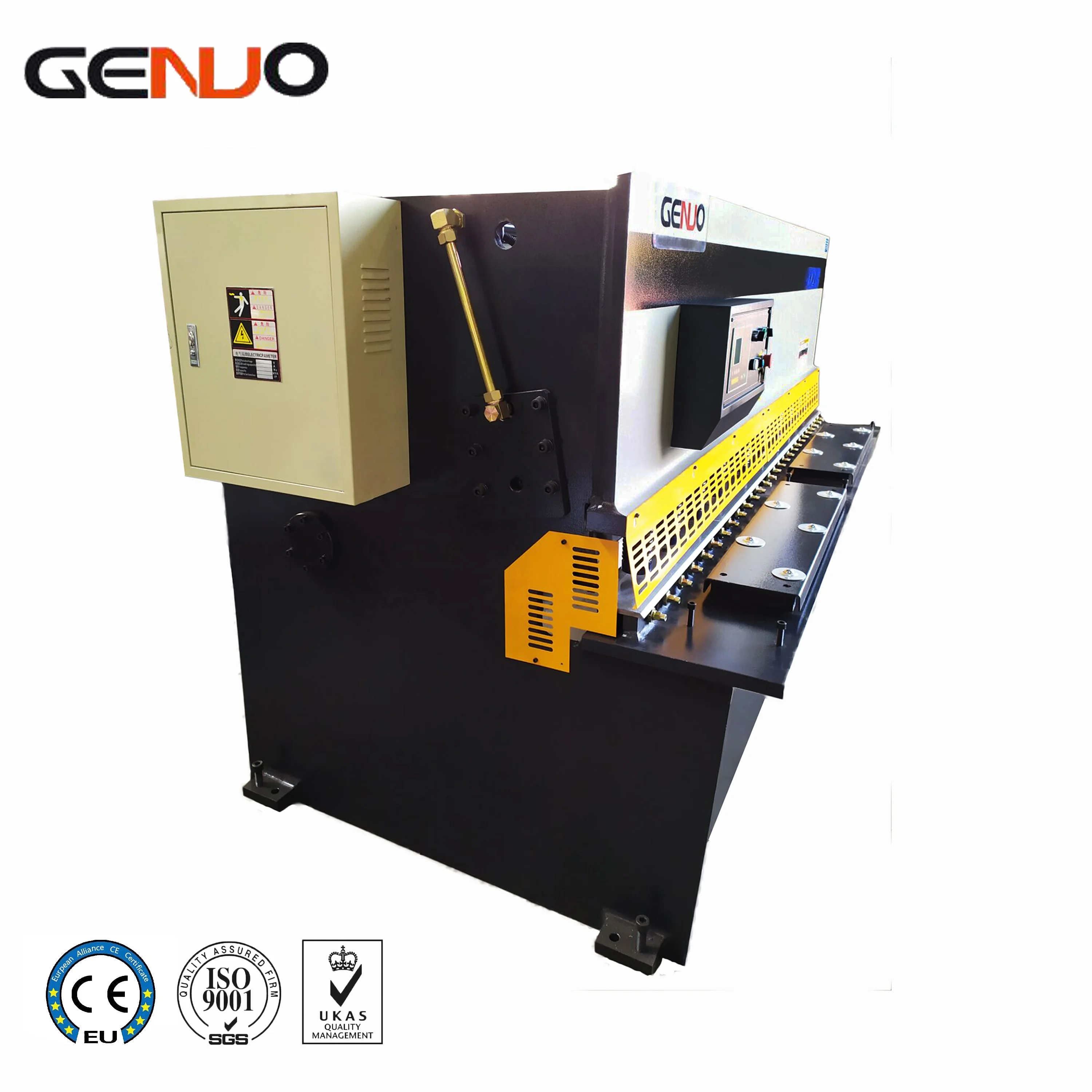 
4mm*2500mm automatic metal sheet plate hydraulic shearing machine price with E21s CNC control 